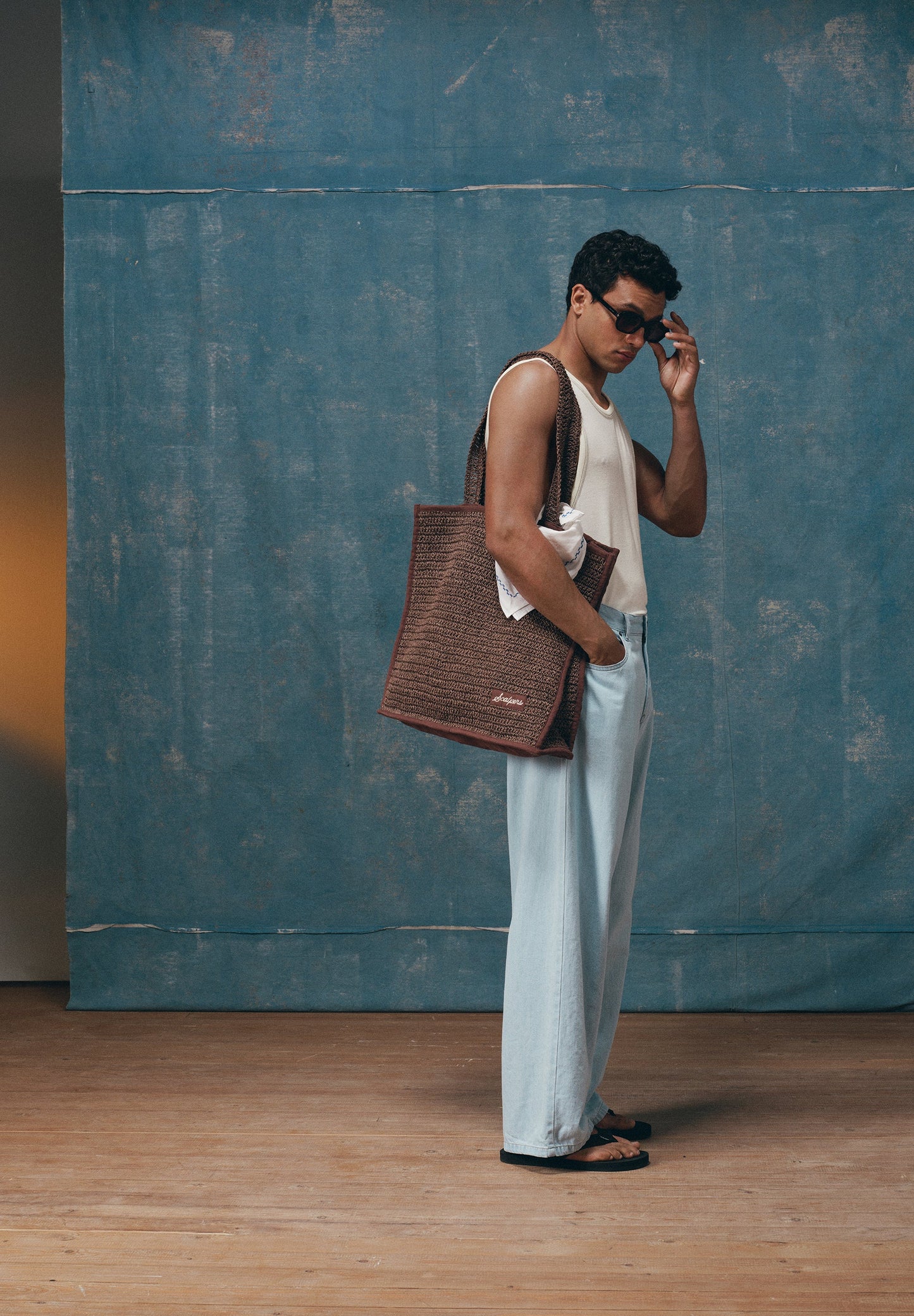 BOLSA SHOPPER TRANÇADA