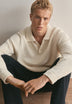 SWEATER CAMISA POLO DE MALHA BUCLÉ