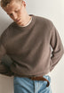 SWEATER TEXTURIZADA EM ALGODÃO