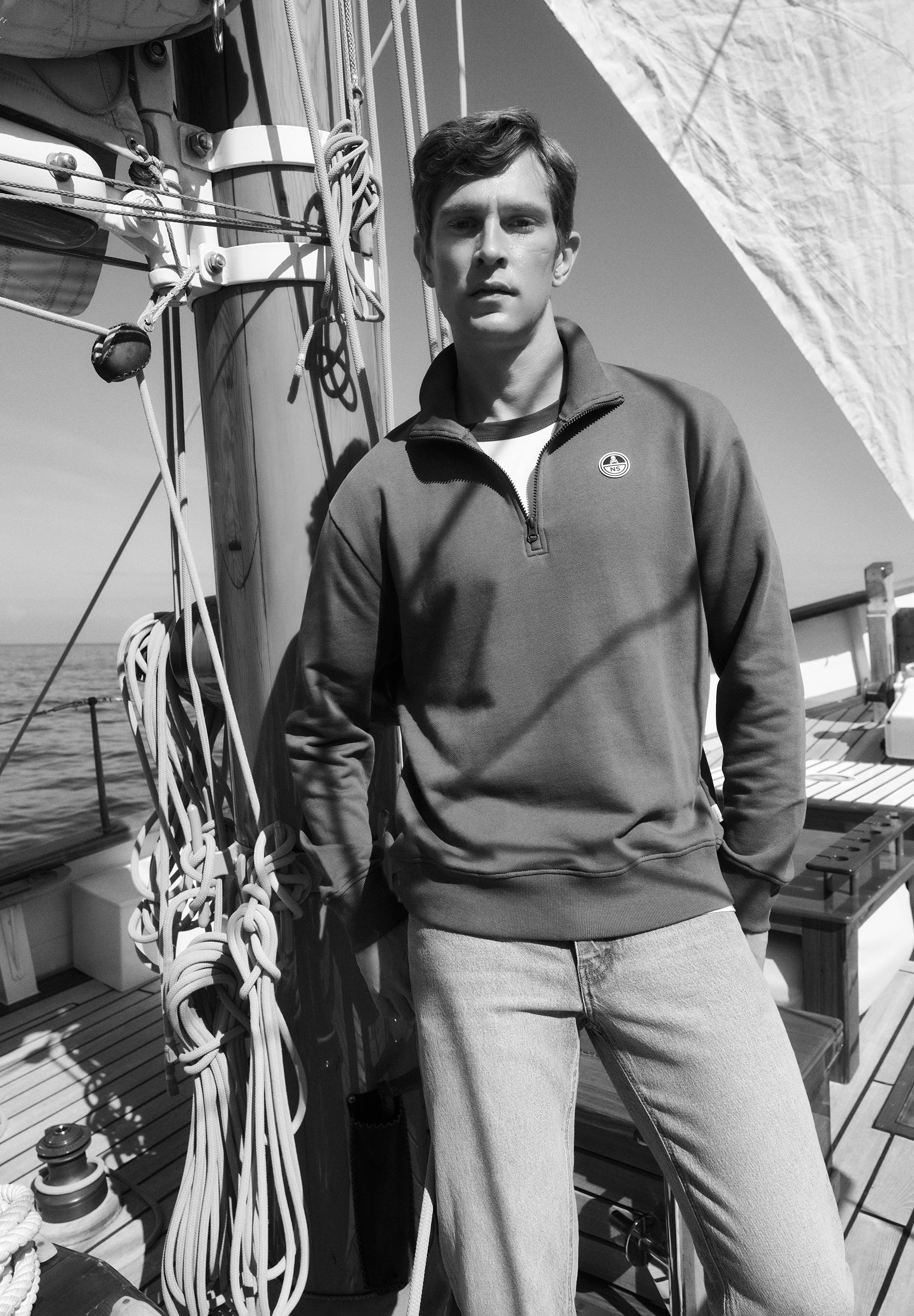 SWEATSHIRT COM ZIP NORTH SAILS X SCALPERS