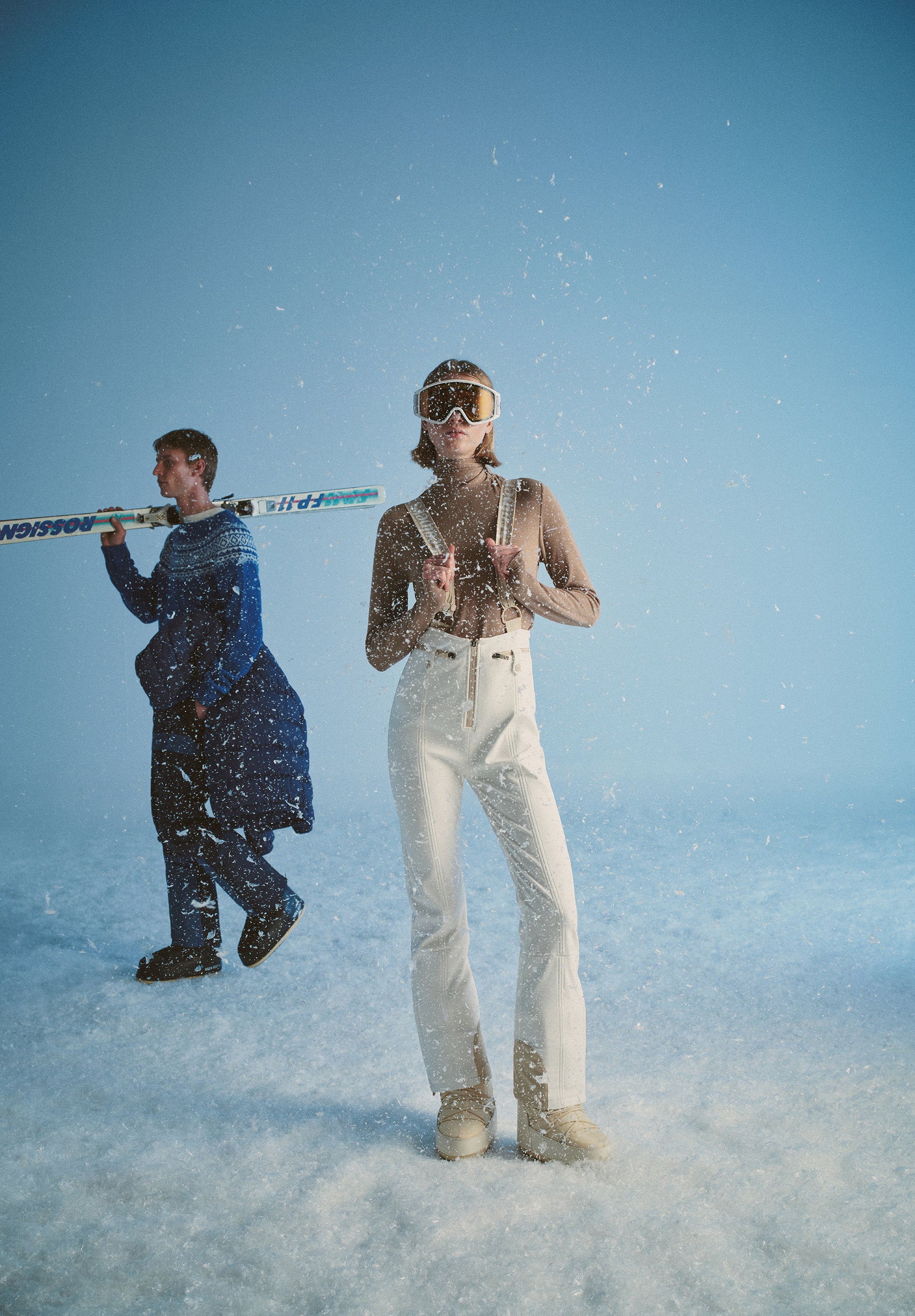 CALÇAS DE ESQUI À BOCA DE SINO