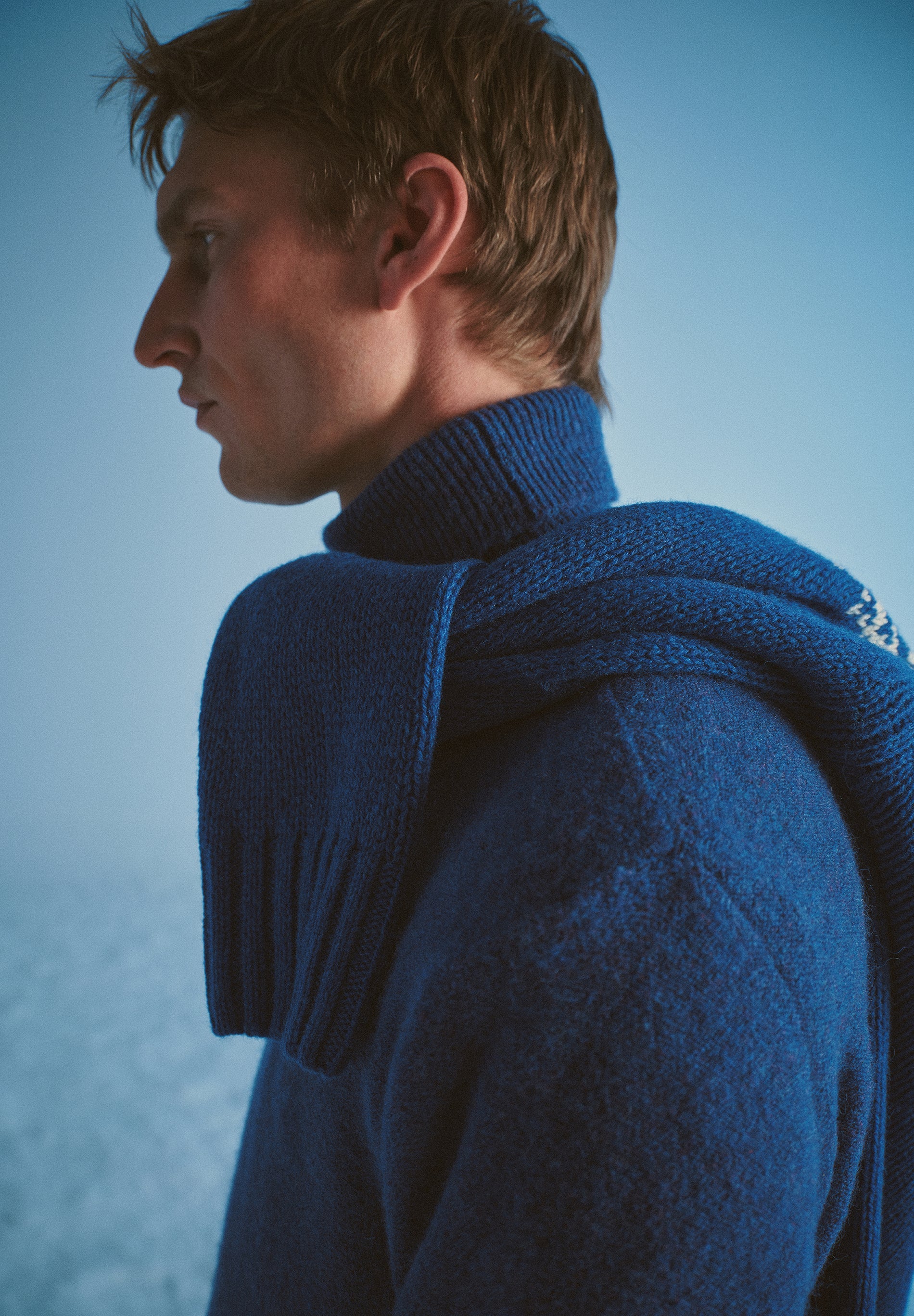 SWEATER GOLA ENROLADA LÃ