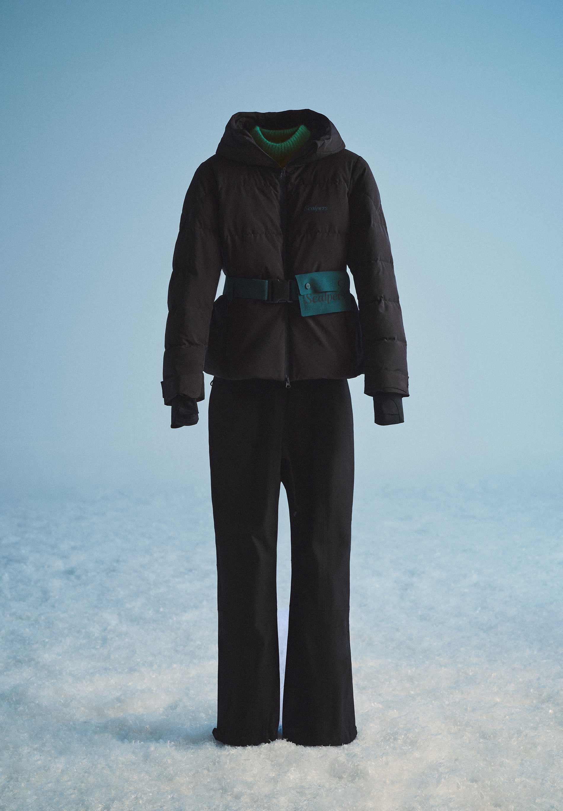 CARDIGAN DE ESQUI COM CINTO