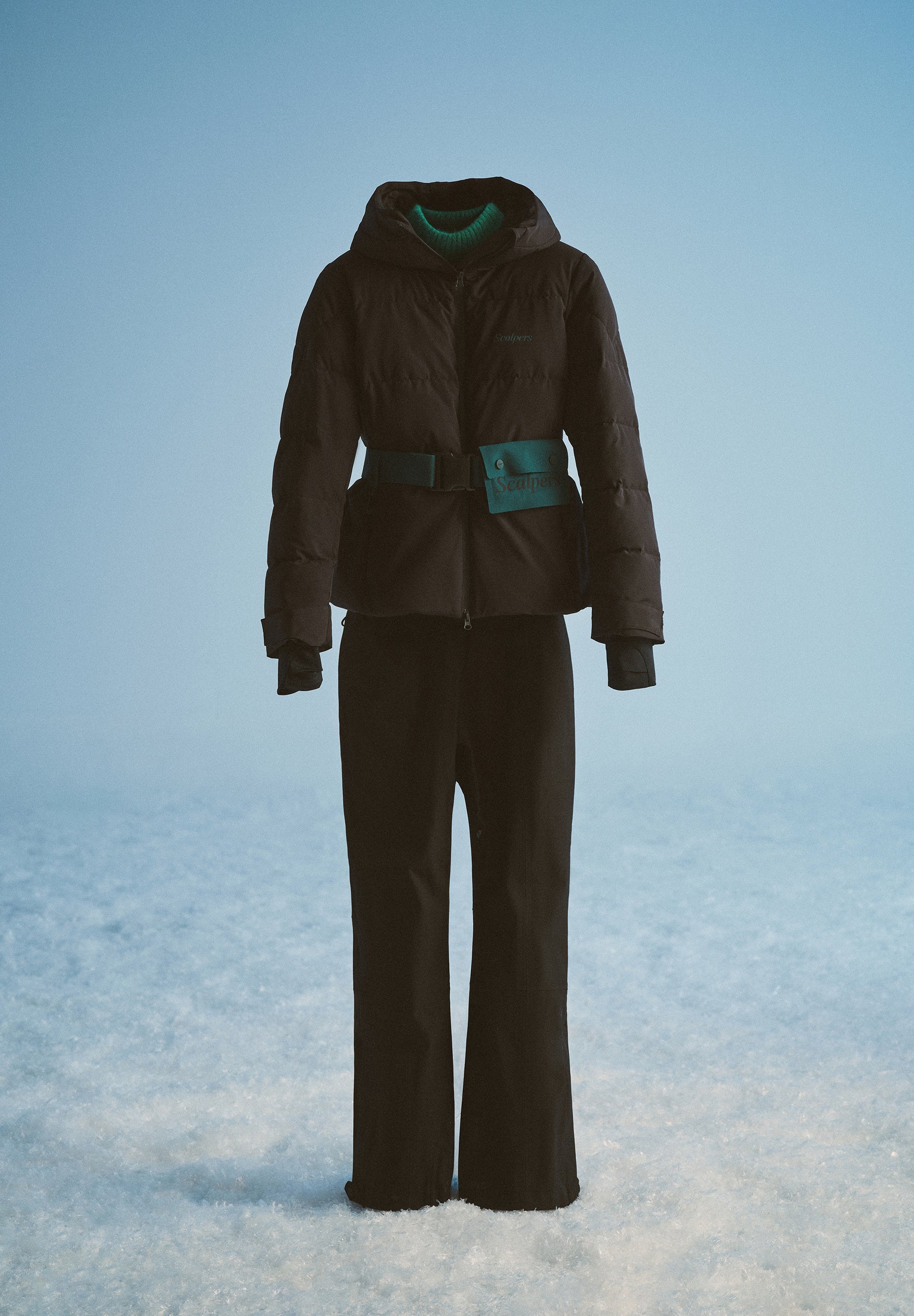 CARDIGAN DE ESQUI COM CINTO