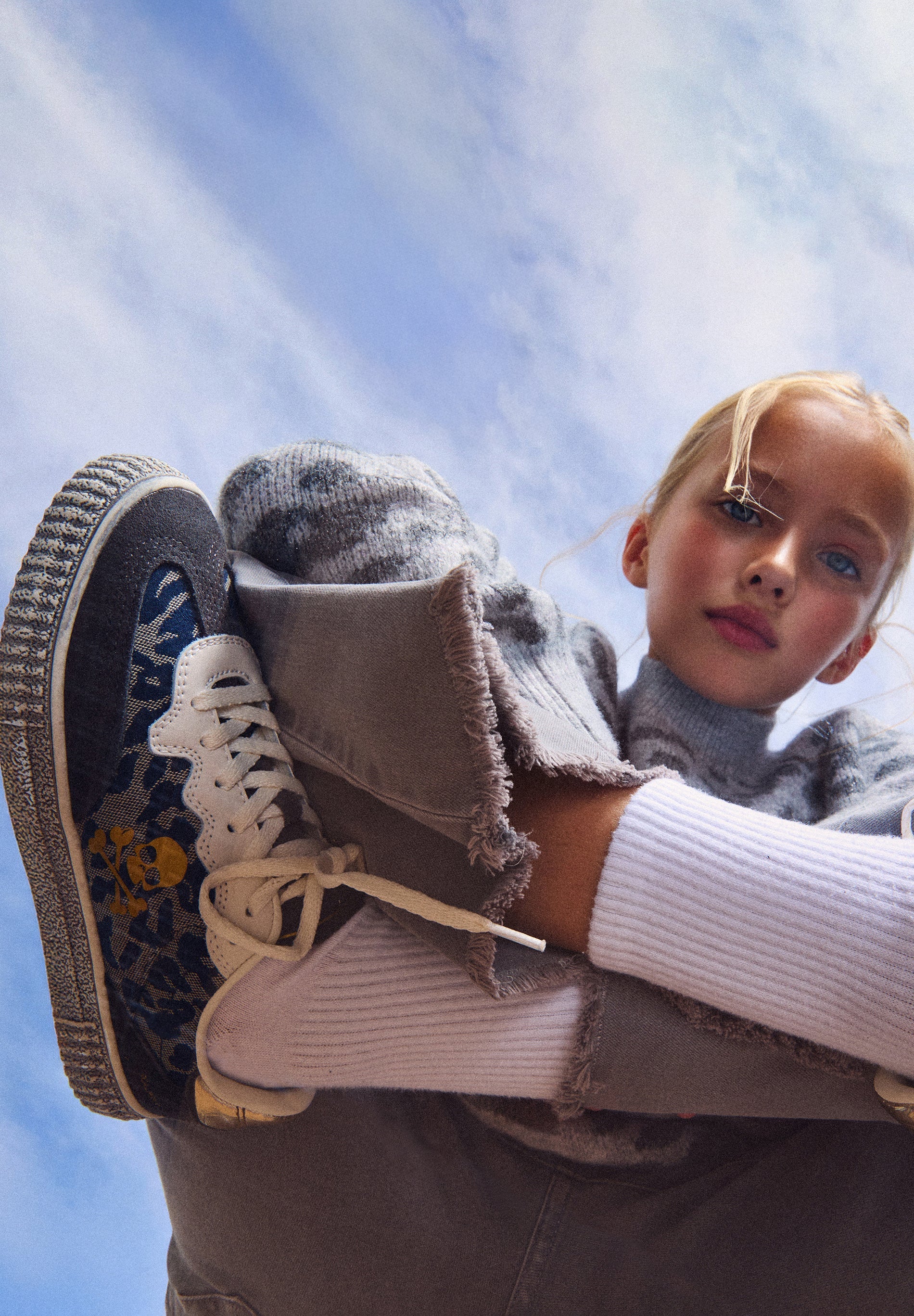 SAPATILHAS COM SKULL E ESTAMPADO ANIMAL