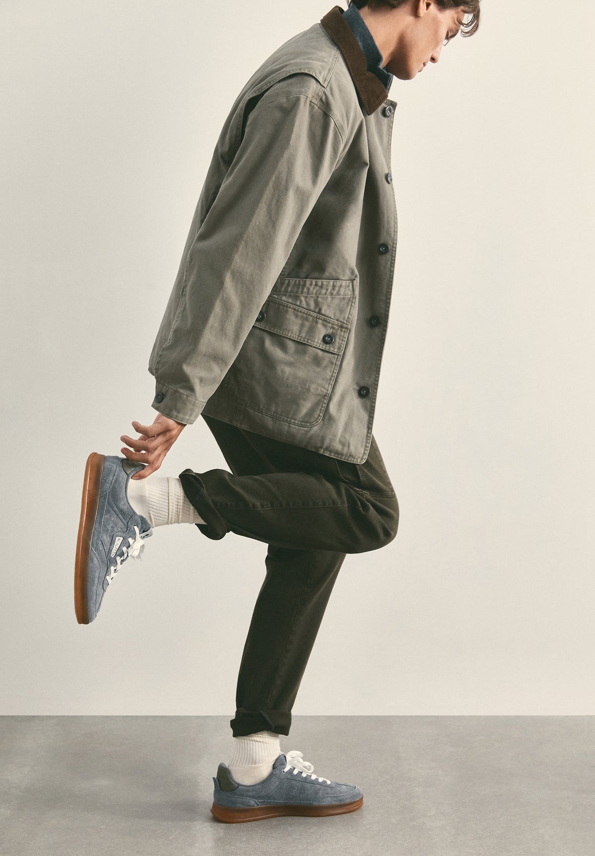 SCNUMICO SUEDE SKULL SNEAKERS