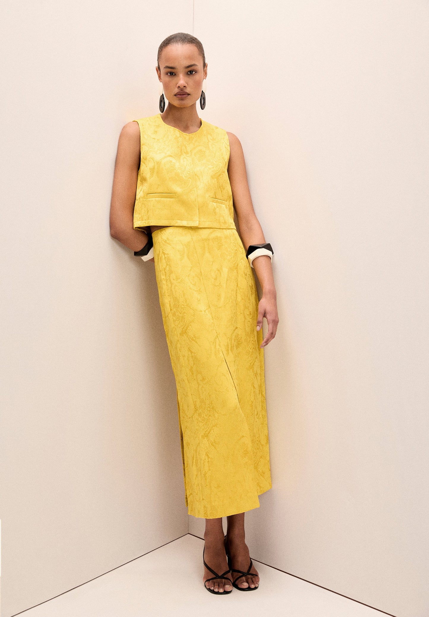 COLETE CROPPED JACQUARD