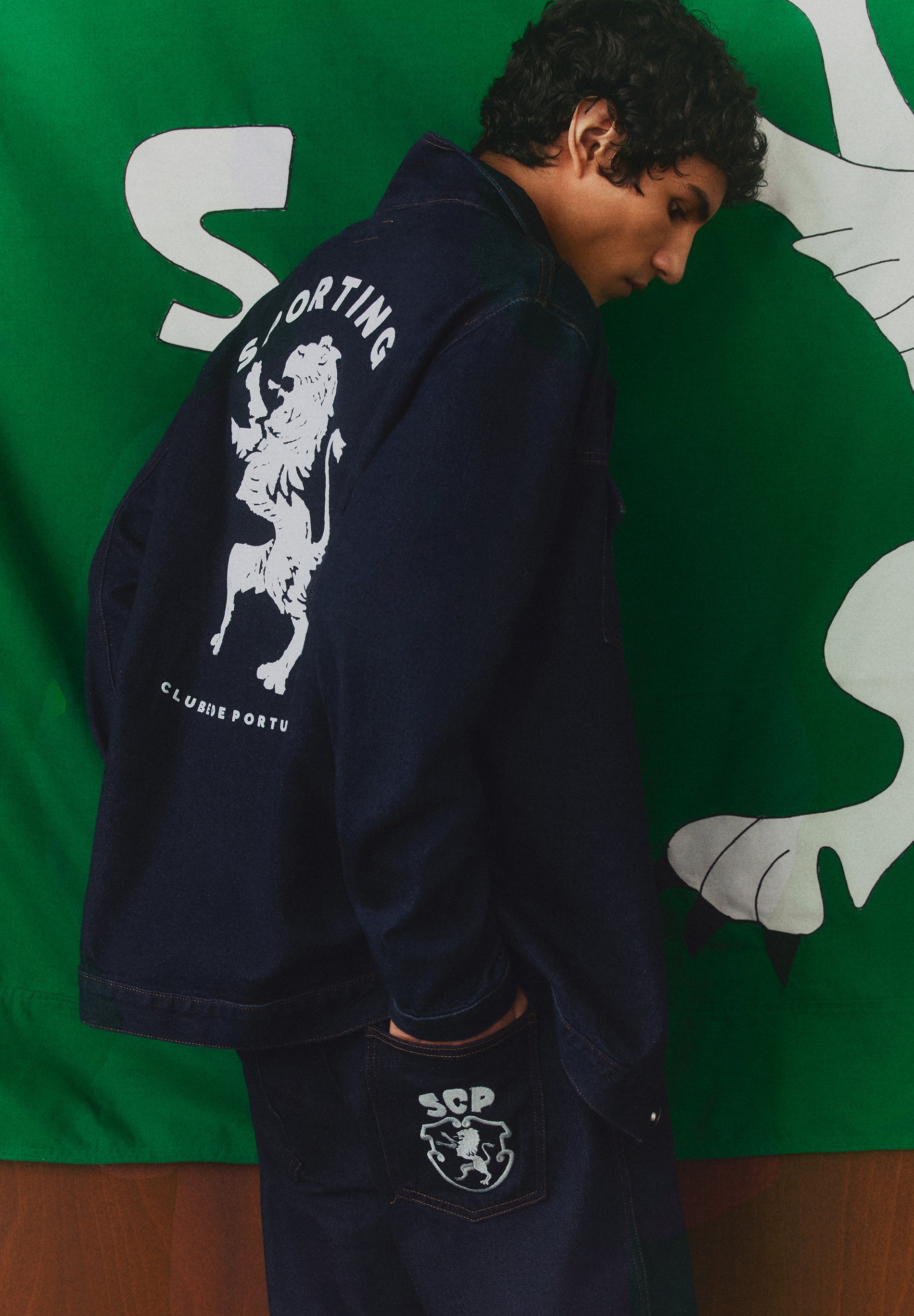 BLUSÃO DENIM SCALPERS X SPORTING CP