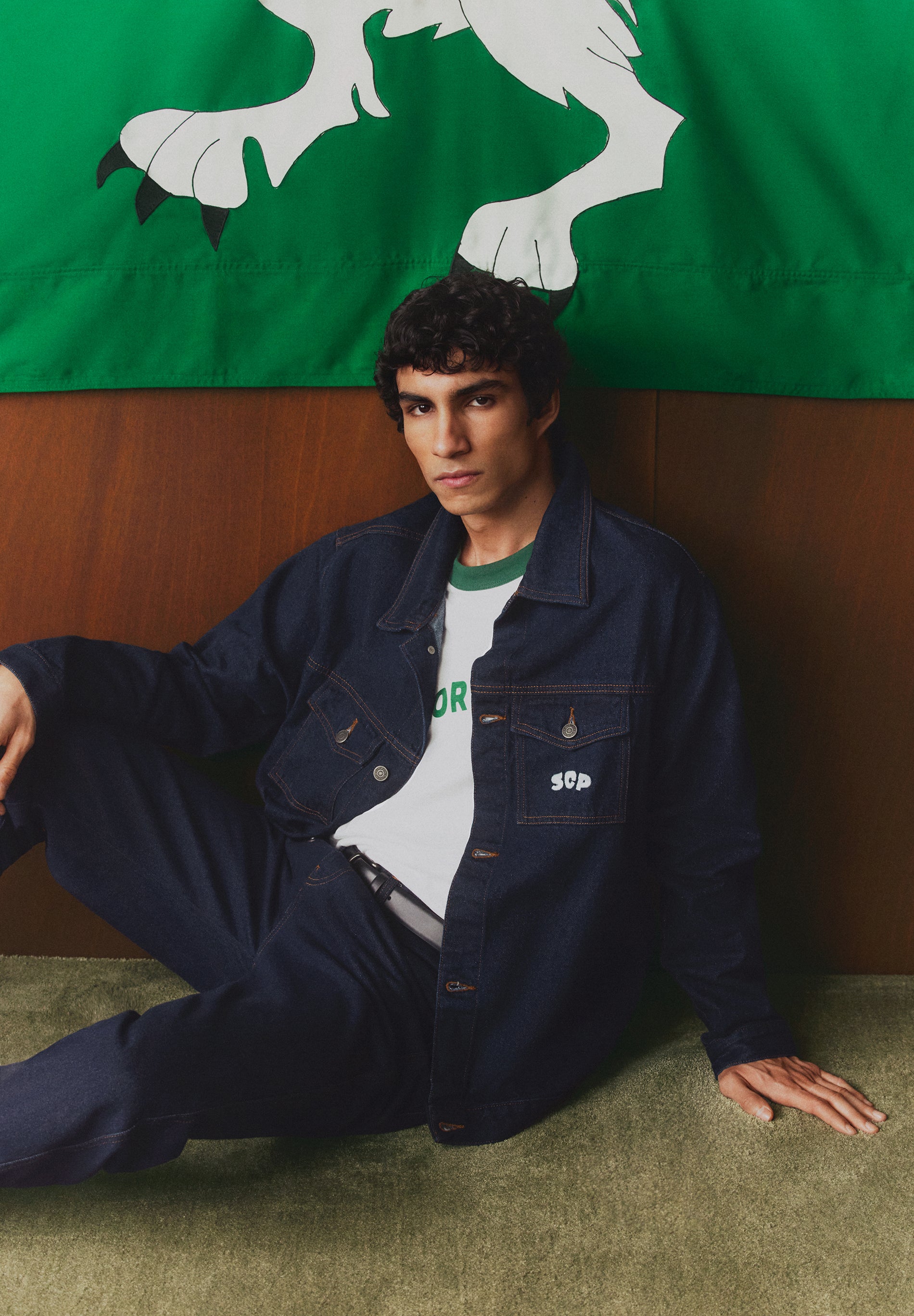 BLUSÃO DENIM SCALPERS X SPORTING CP