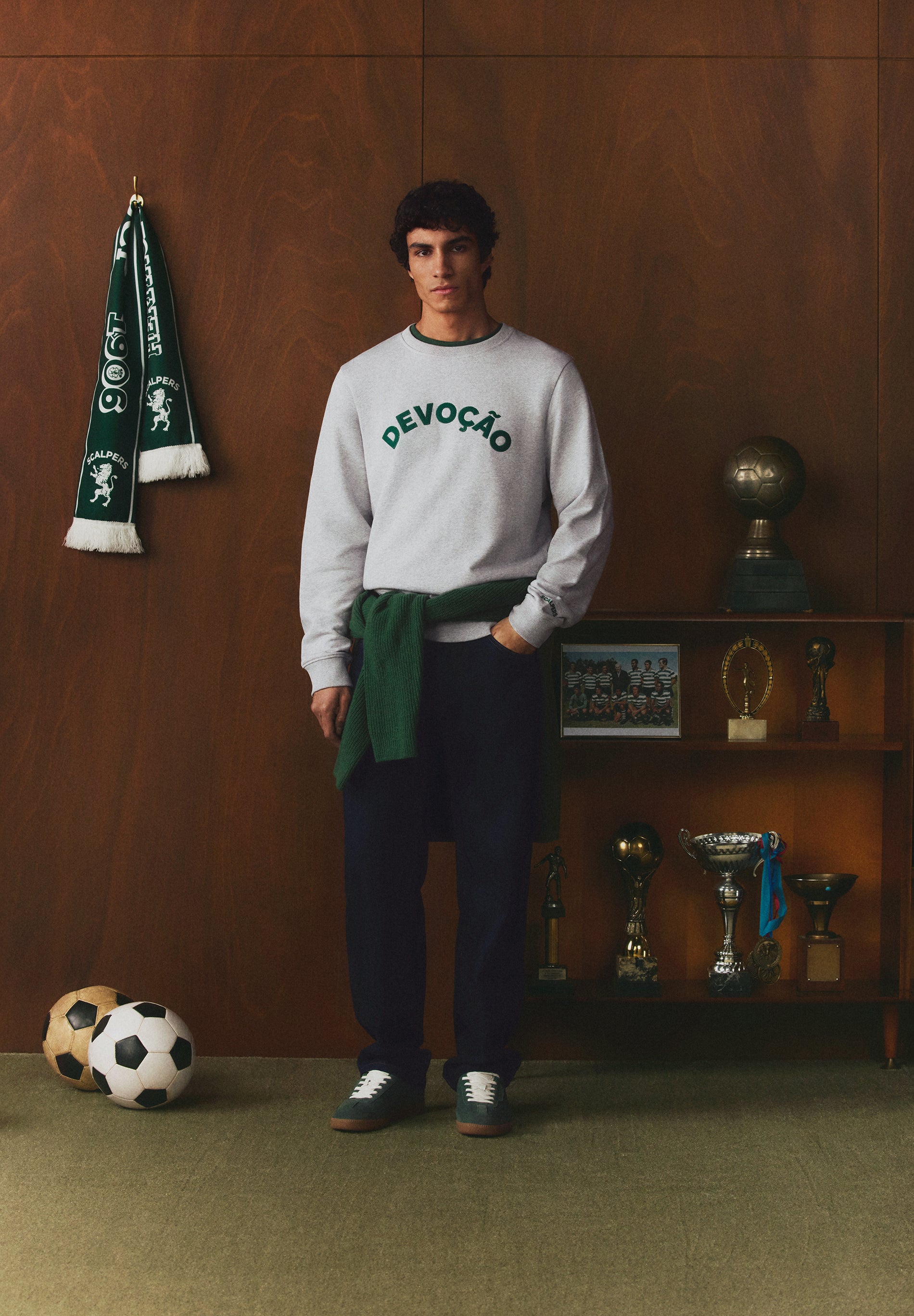 SWEATSHIRT BORDADA SCALPERS X SPORTING CP