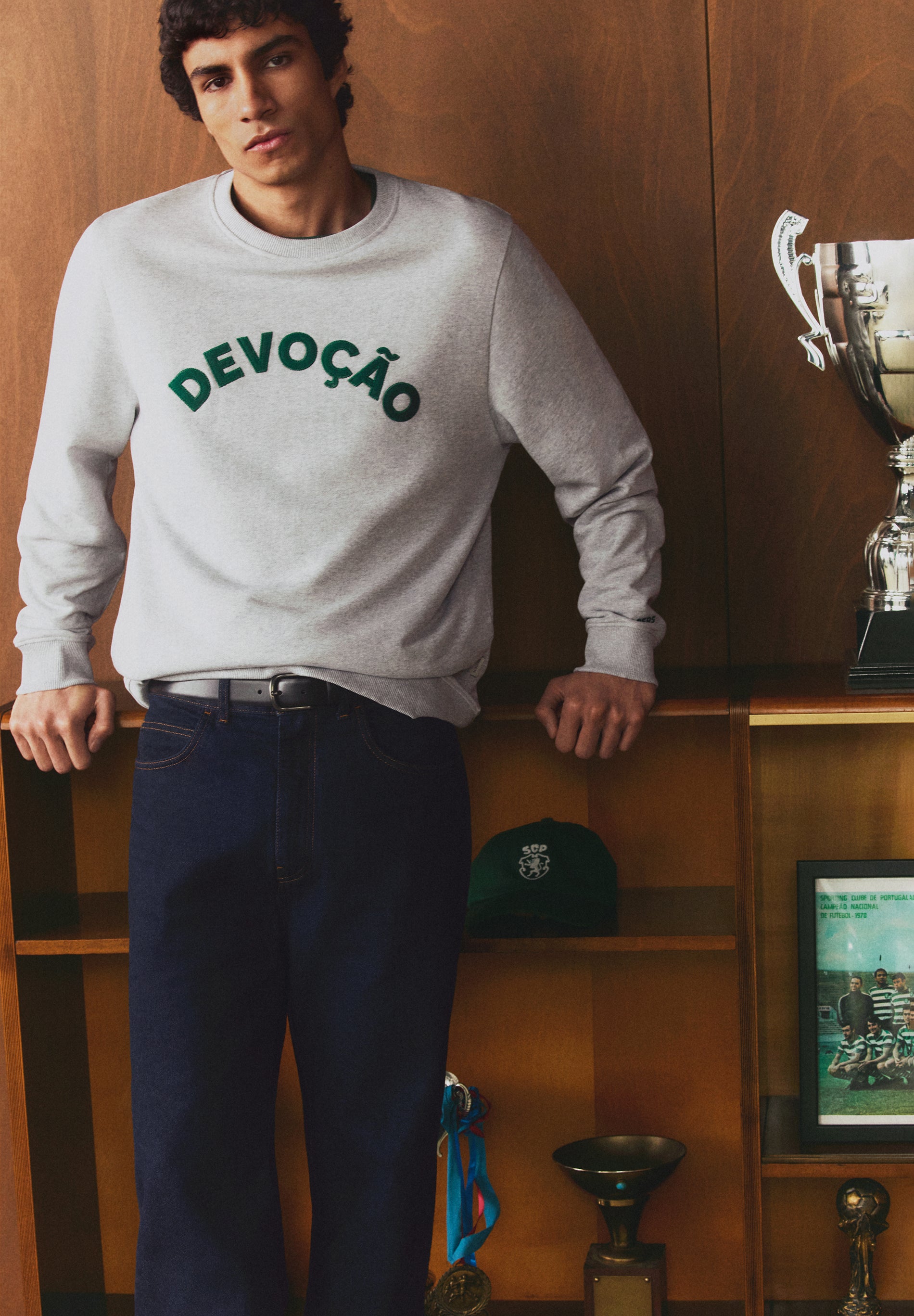 SWEATSHIRT BORDADA SCALPERS X SPORTING CP