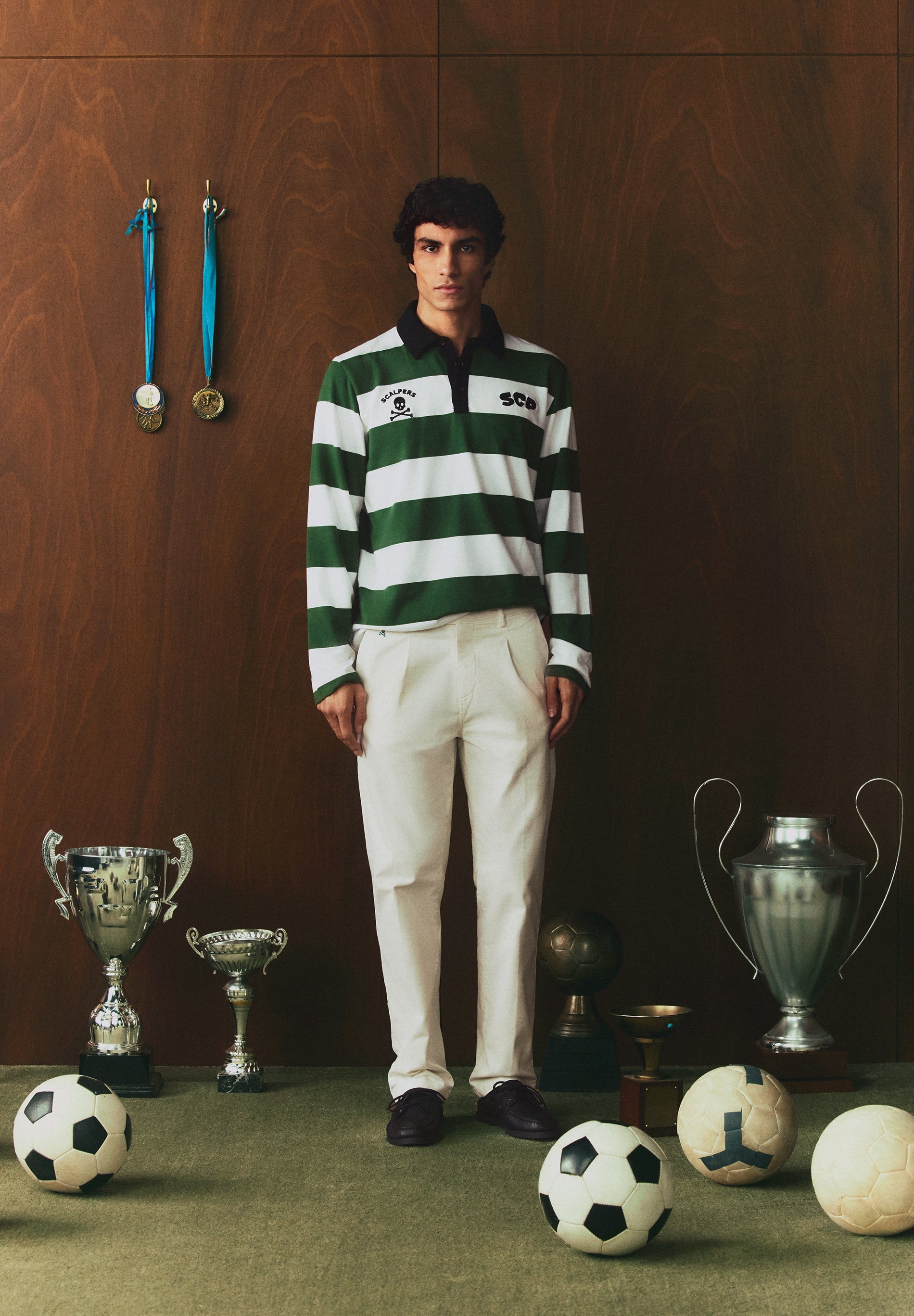 CALÇAS CHINO PINÇAS SCALPERS X SPORTING CP