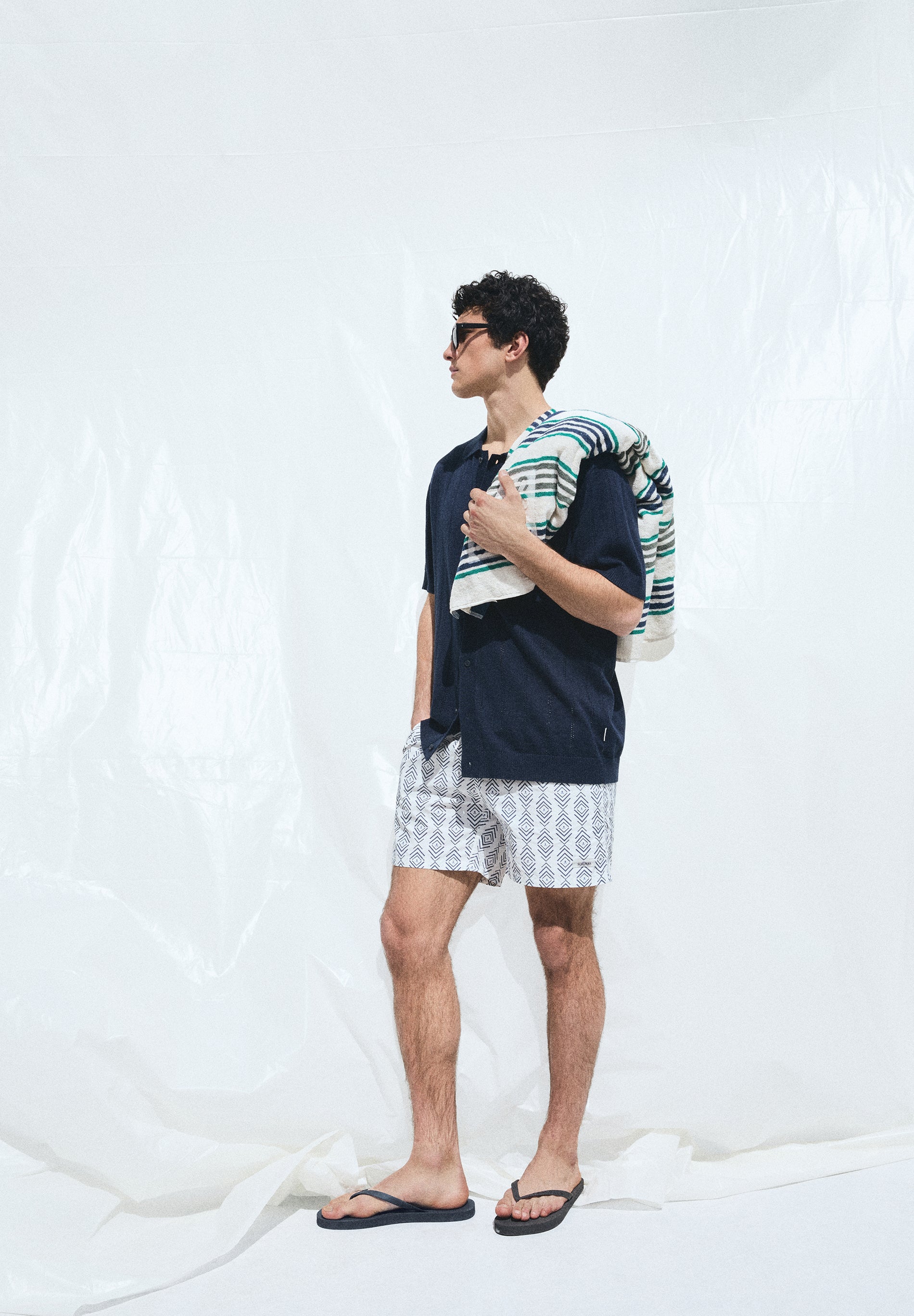 CAMISA POLO EM TRICOT COM BOTÕES