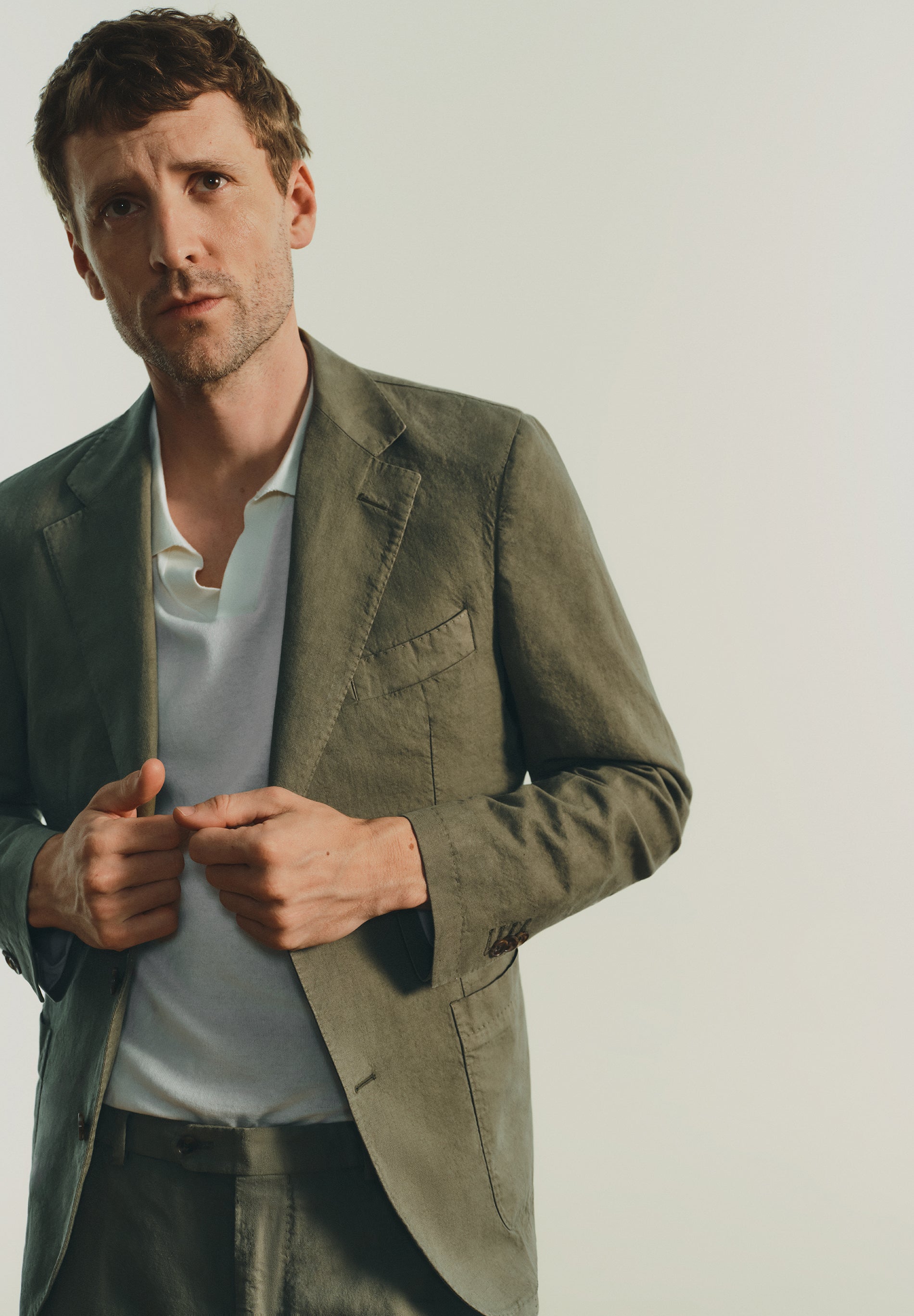 BLAZER DE FATO EM LINHO