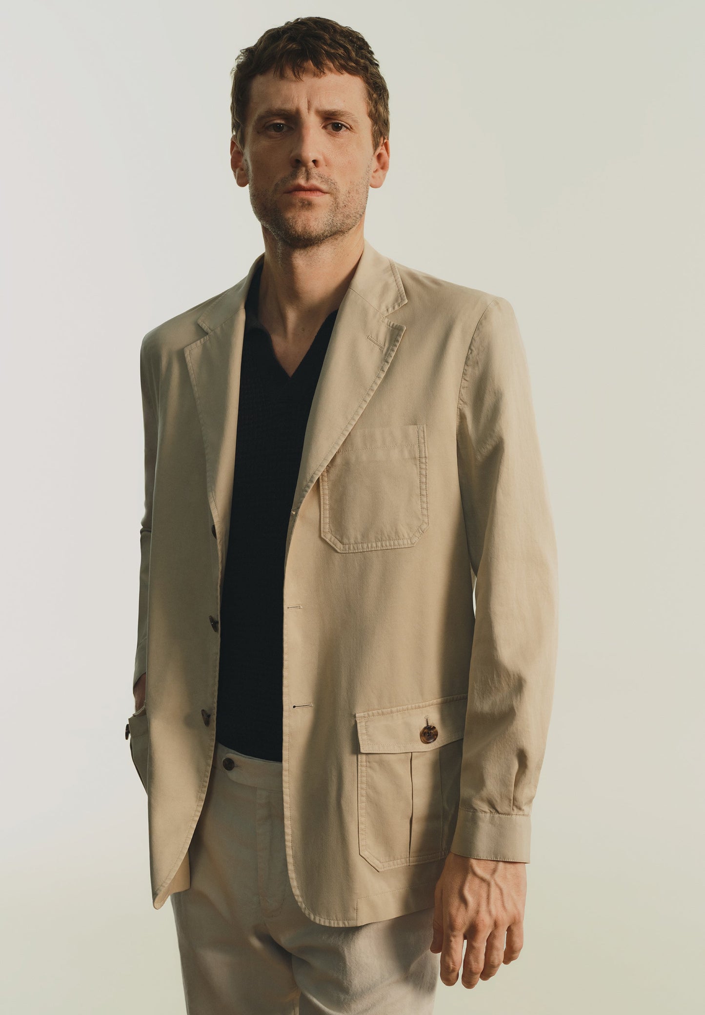 BLAZER SAHARIANA COM BOLSOS