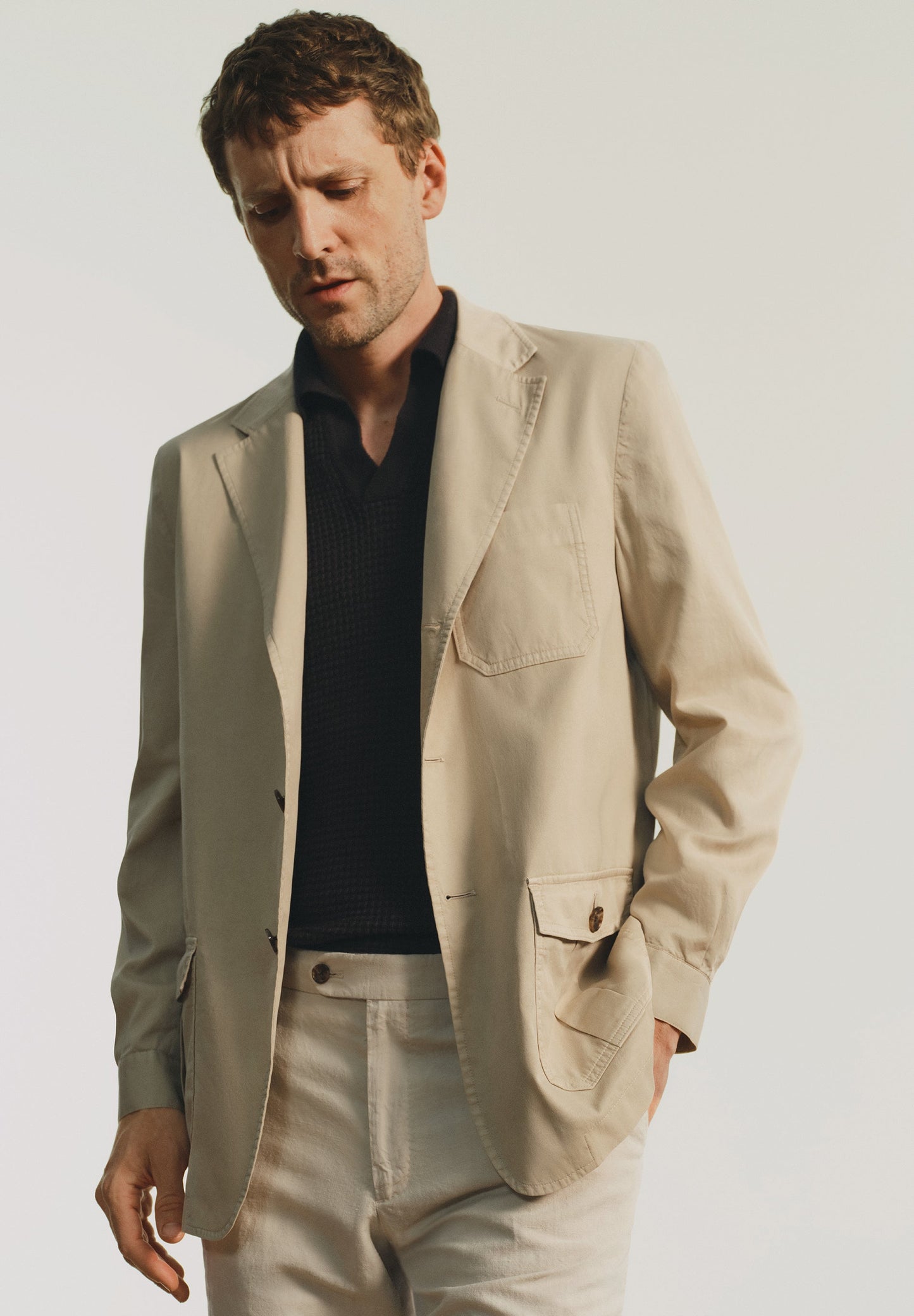 BLAZER SAHARIANA COM BOLSOS