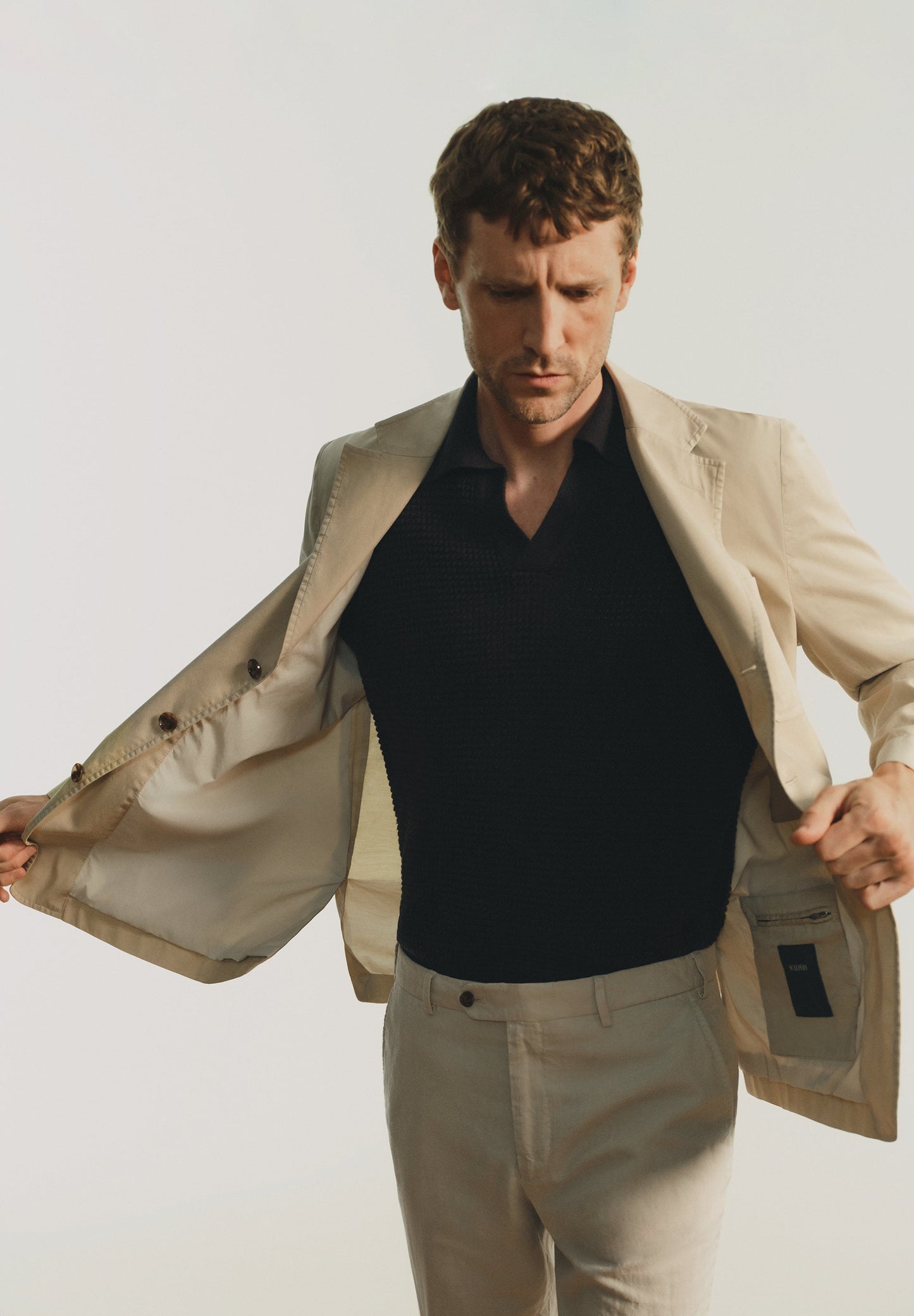 BLAZER DE FATO EM LINHO
