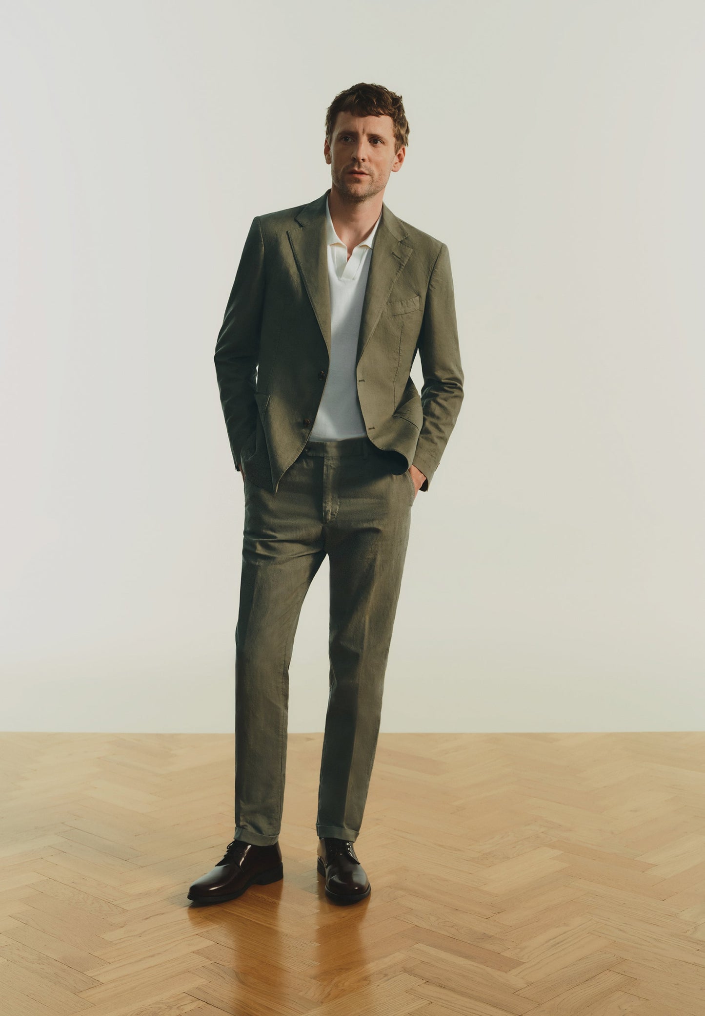 BLAZER CRUZADO DE FATO EM LINHO