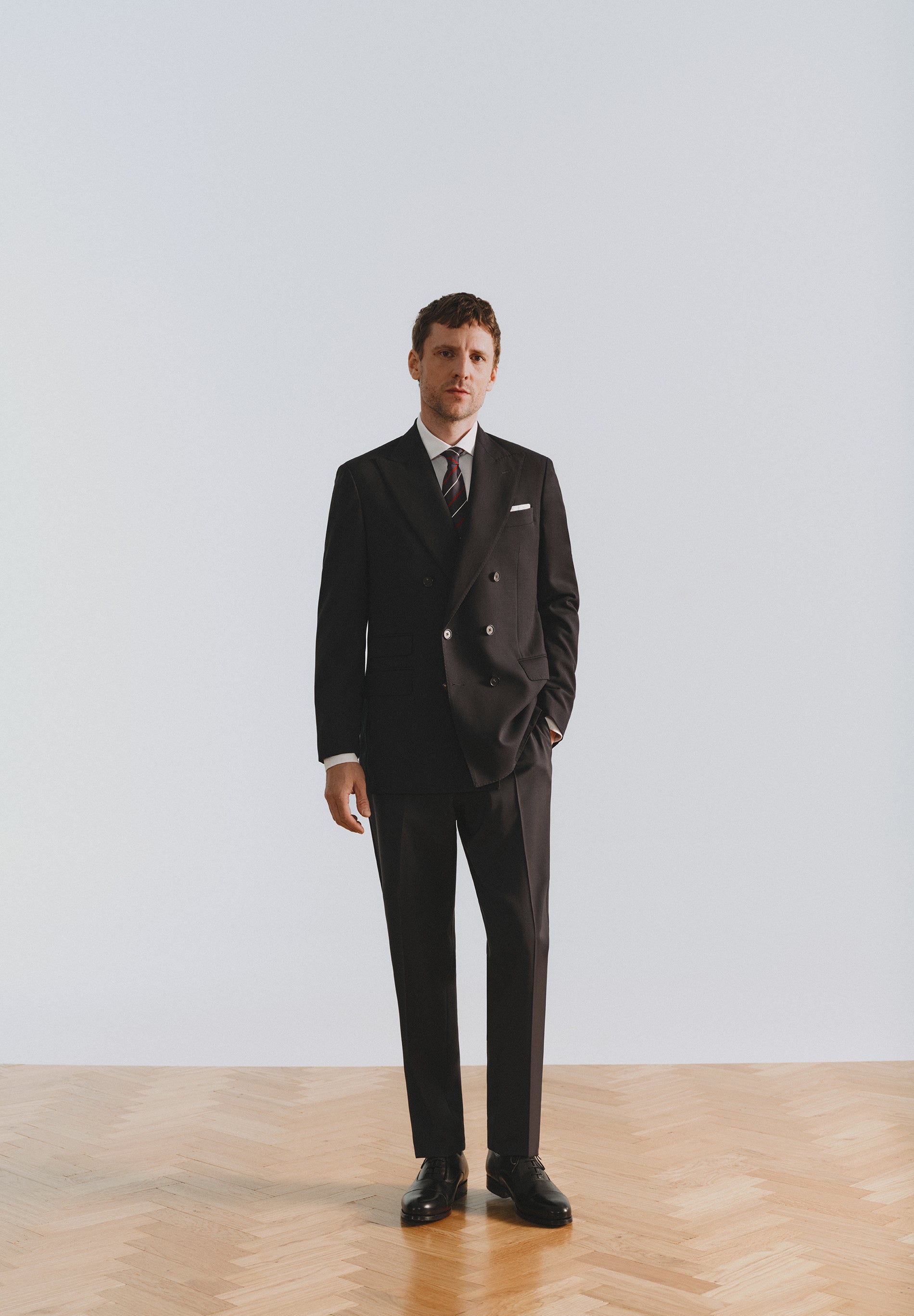 CALÇAS DE FATO DE LÃ FRIA MARZOTTO