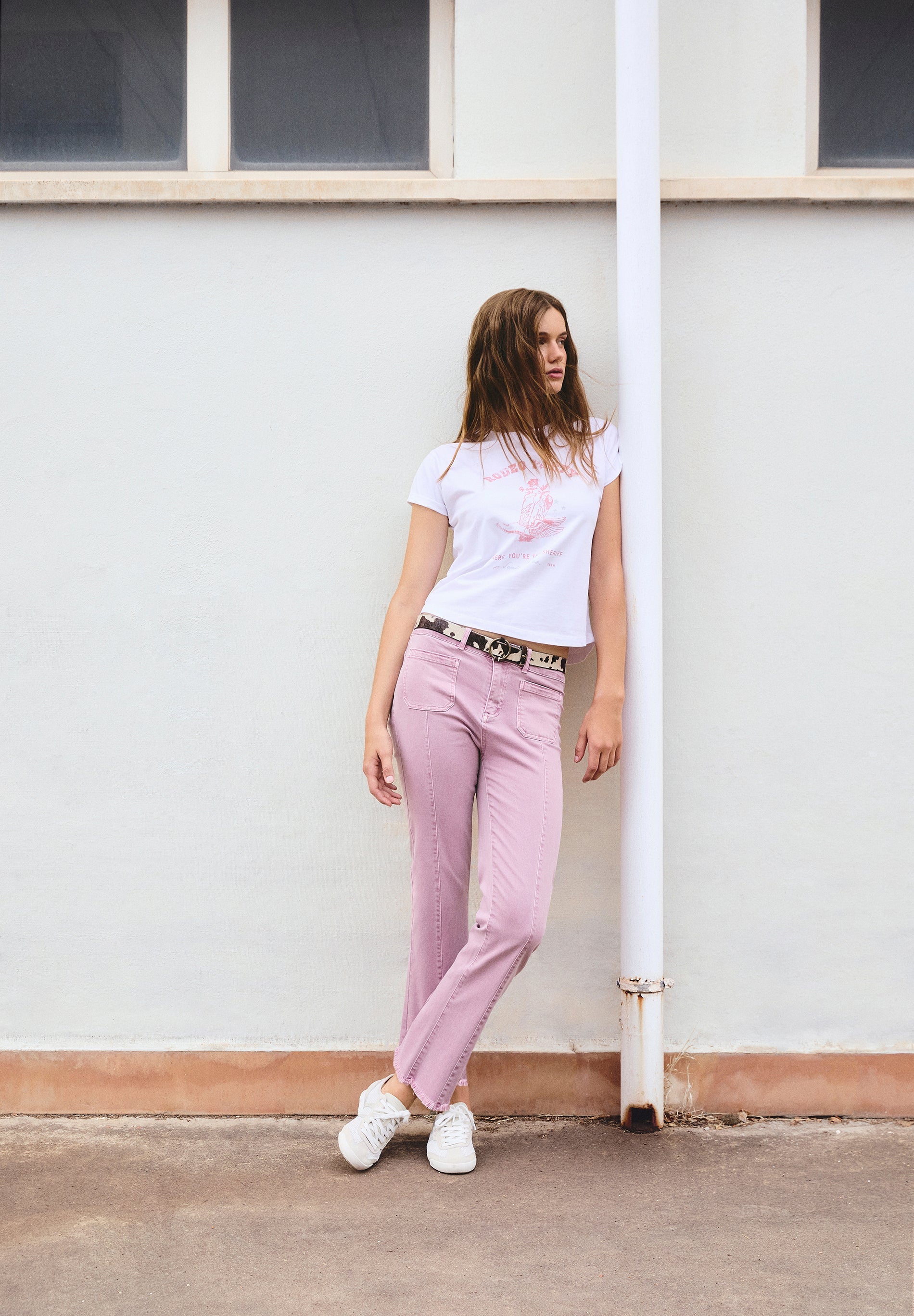 CALÇAS BOCA DE SINO COM FRANJAS