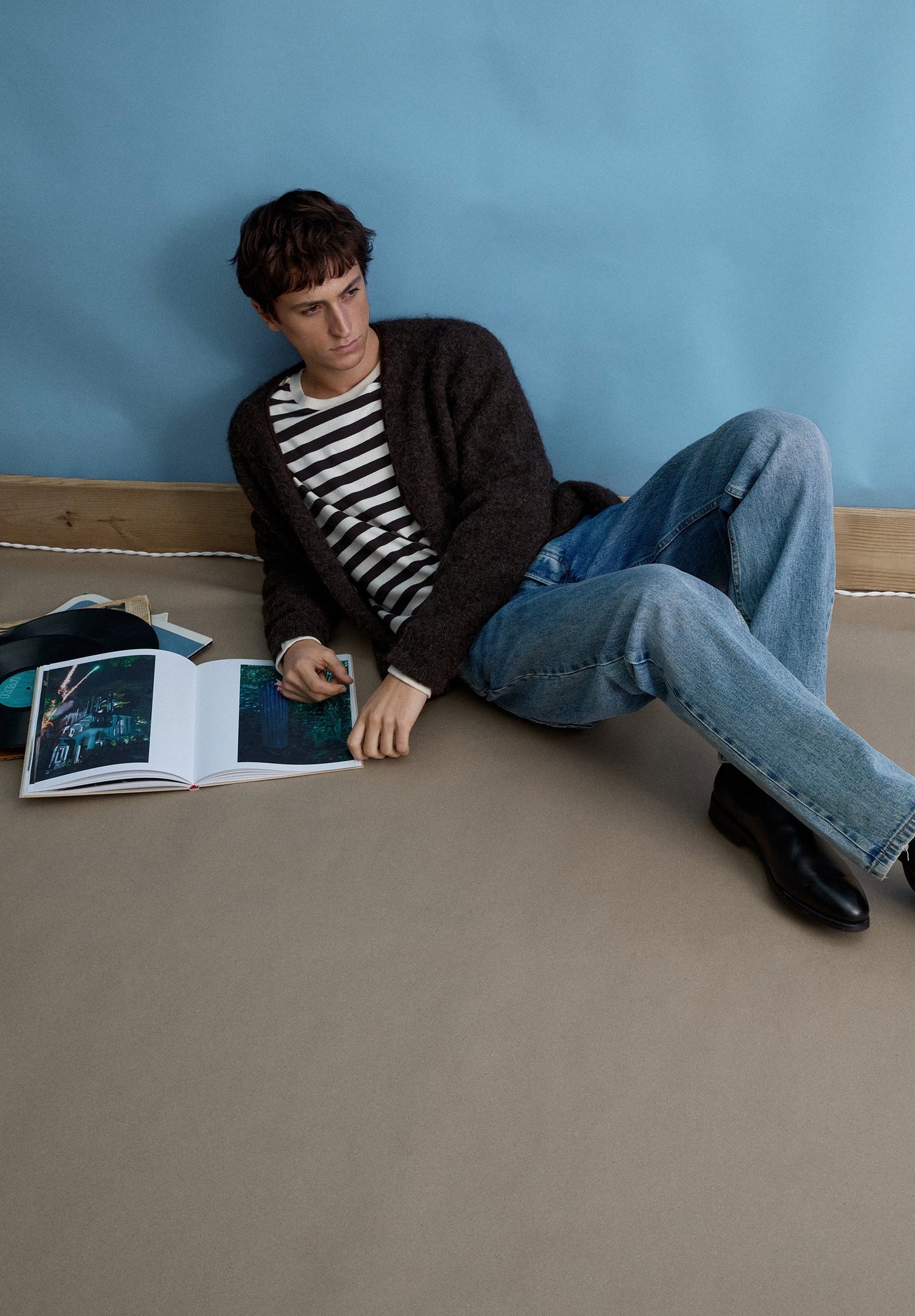 CARDIGAN DE ALPACA COM DECOTE EM V