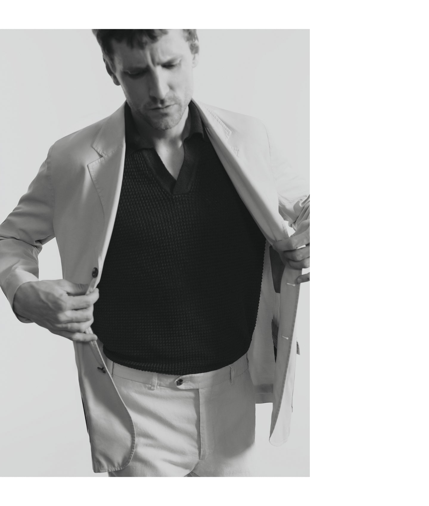 BLAZER DE FATO EM LINHO