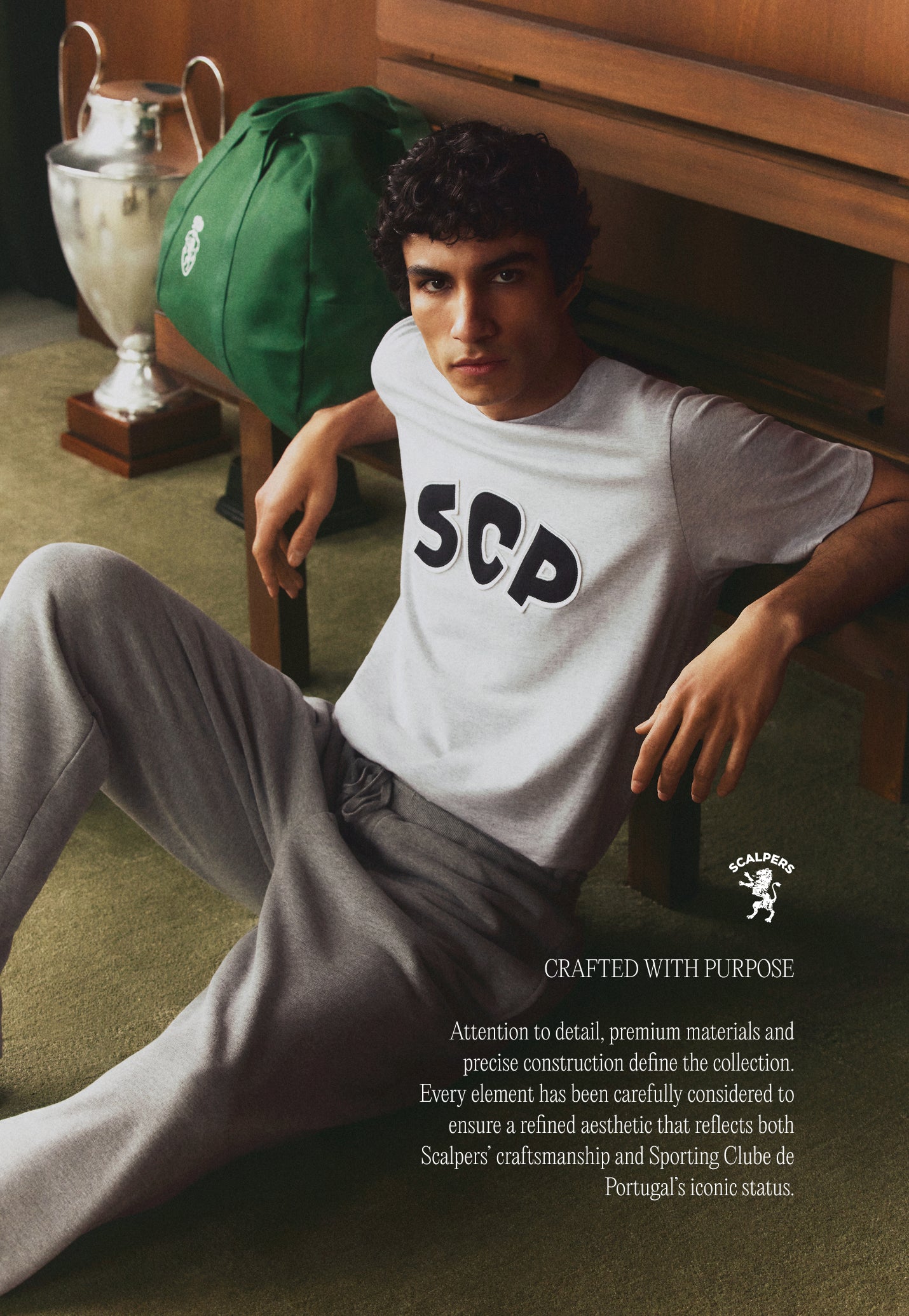 T-SHIRT BORDADA SCALPERS X SPORTING CP