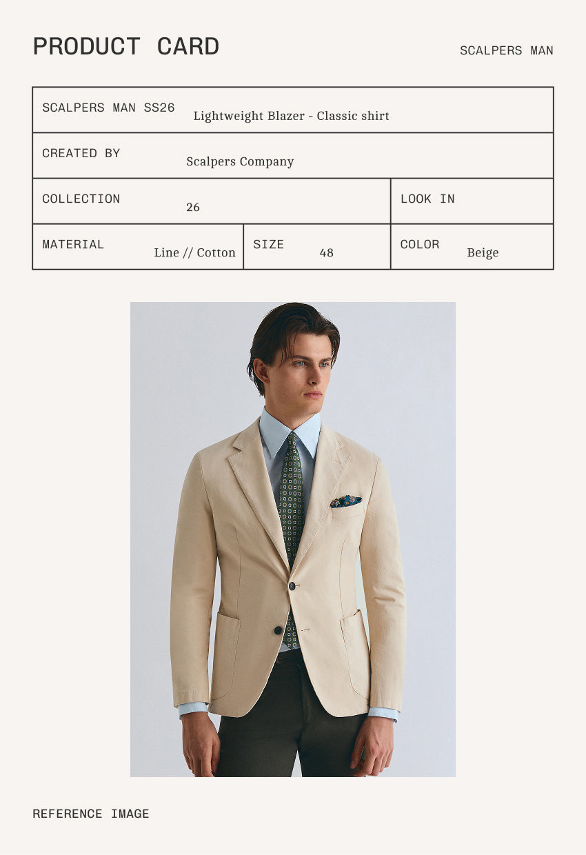 BLAZER LEVE EM ALGODÃO