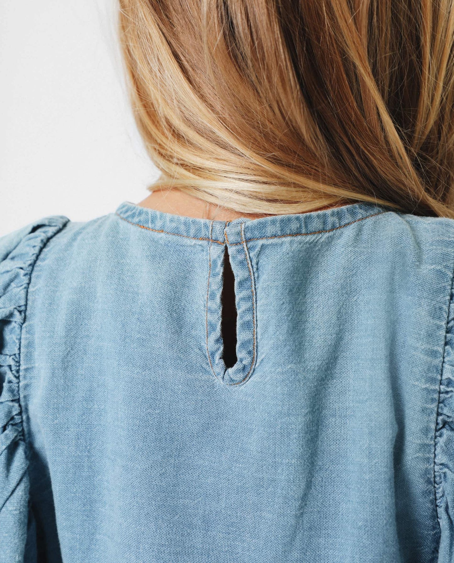 FRILL SLEEVE BLOUSE GIRLS
