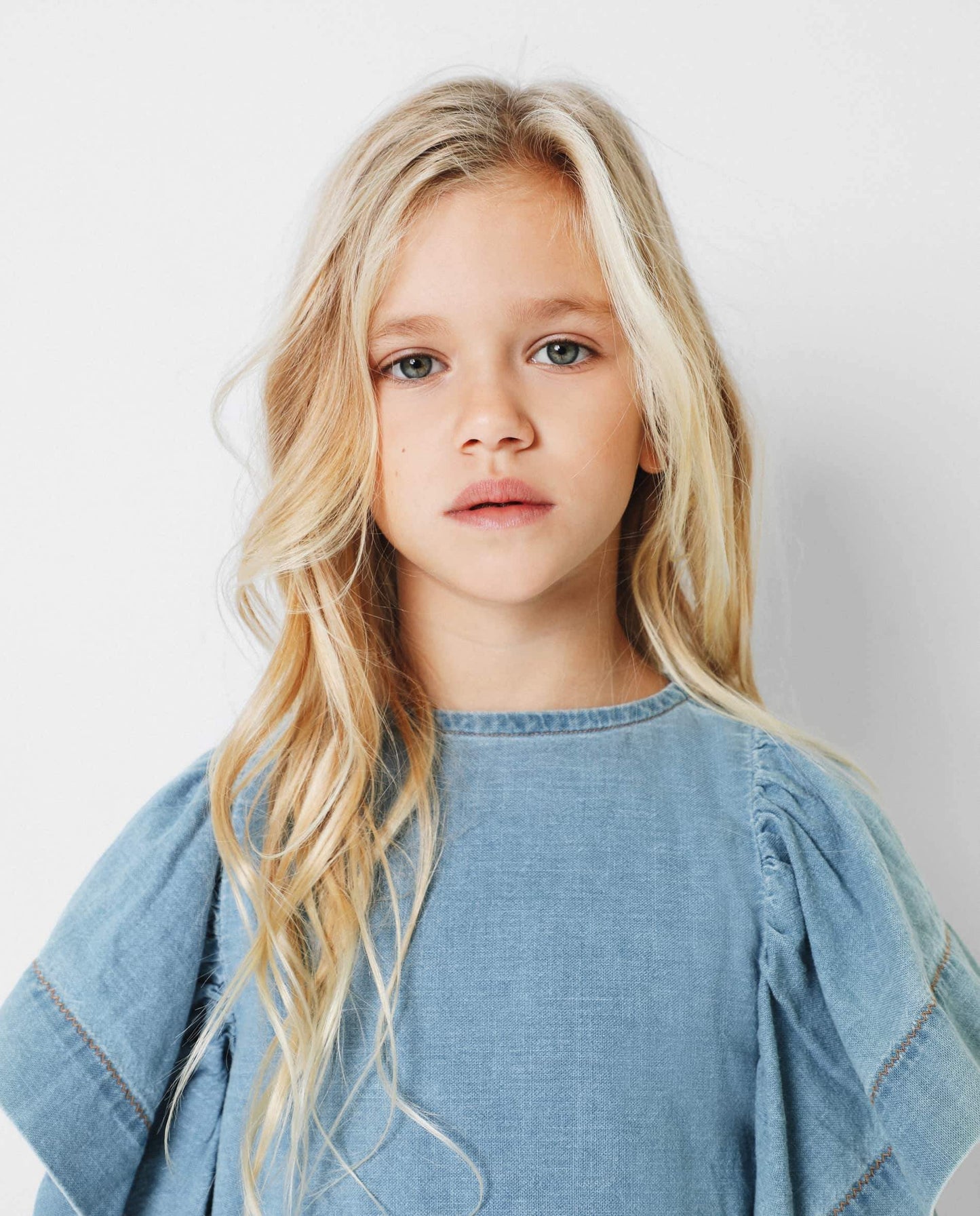 FRILL SLEEVE BLOUSE GIRLS