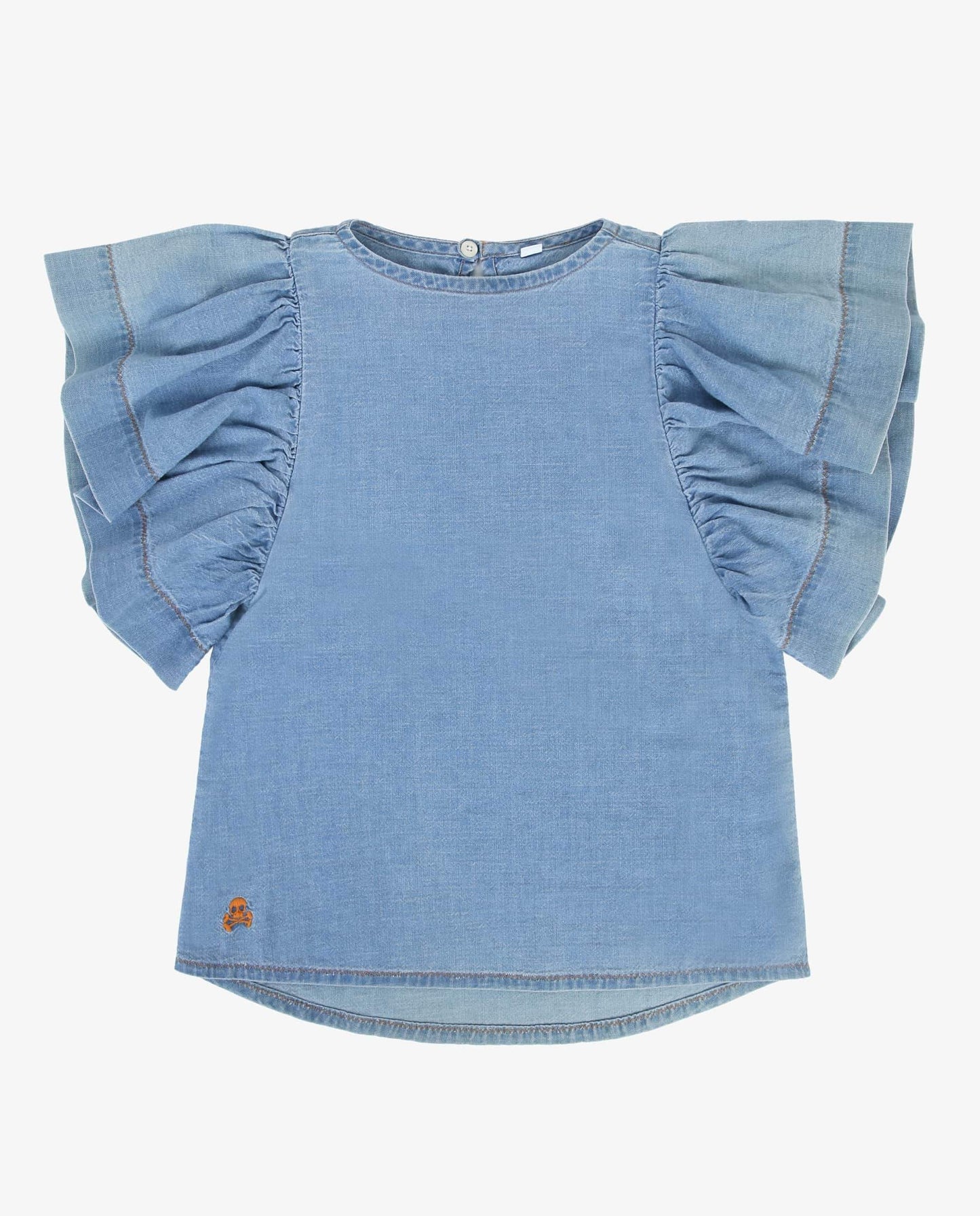 FRILL SLEEVE BLOUSE GIRLS