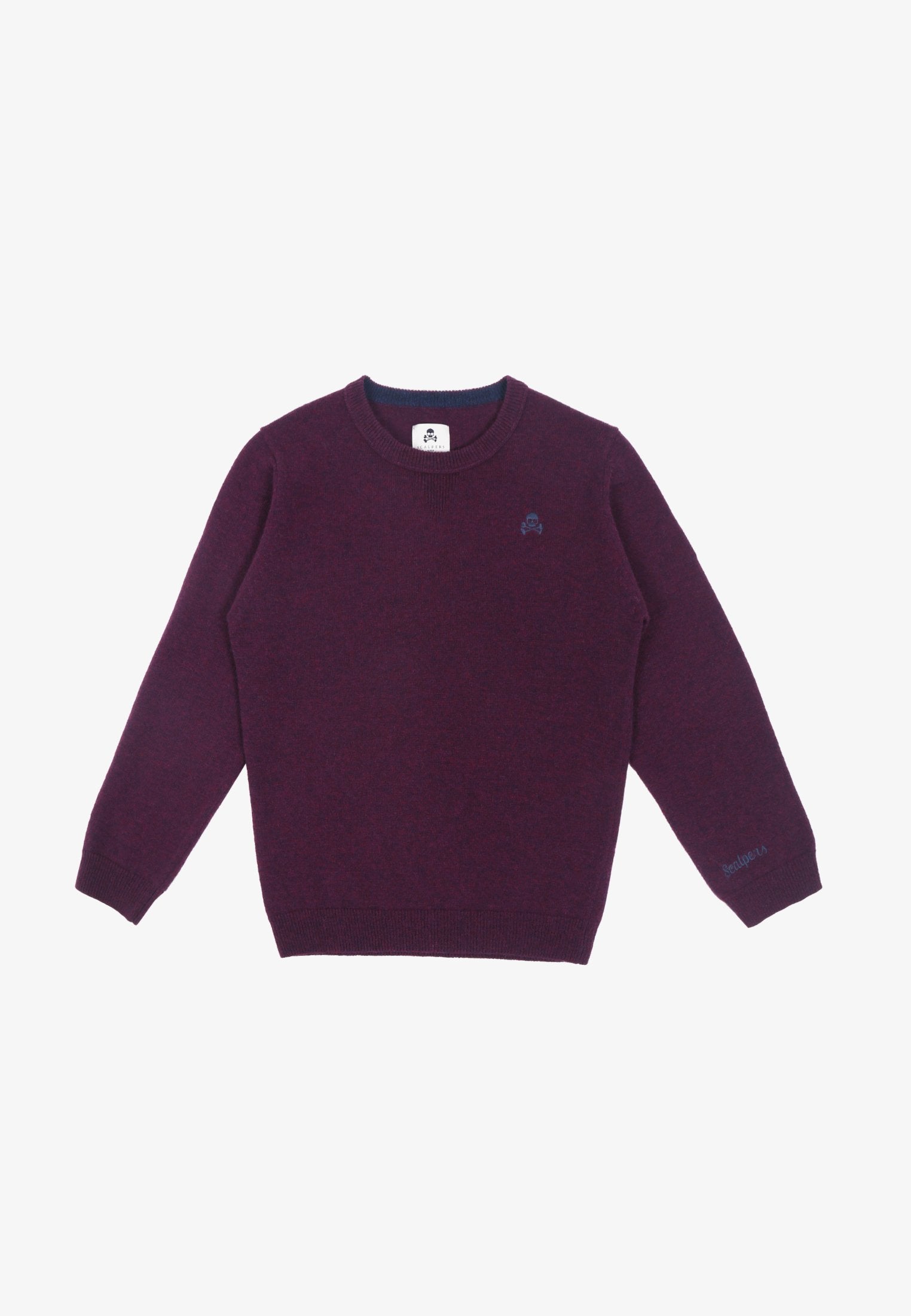 SWEATER COM LOGÓTIPO E COTOVELEIRAS