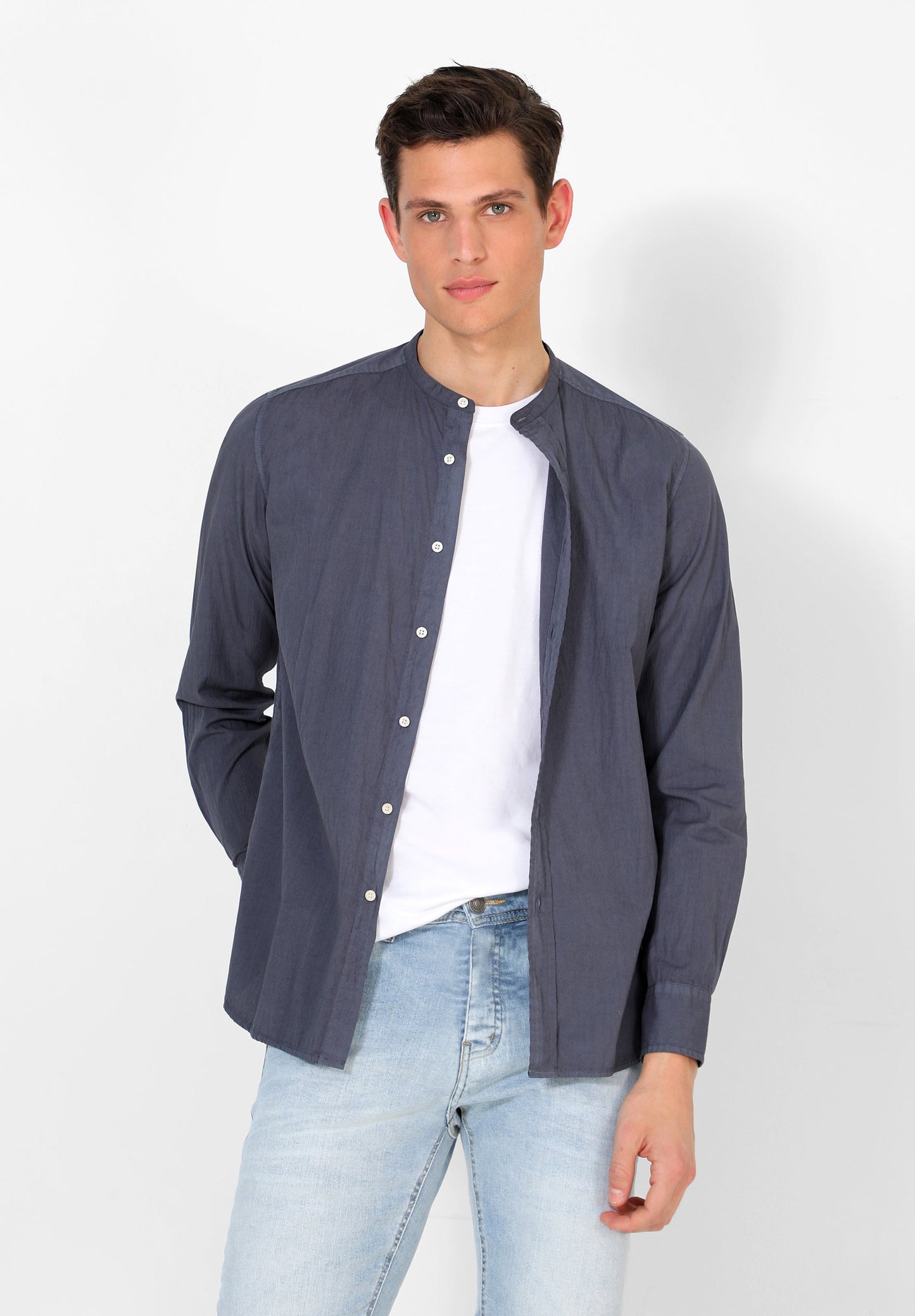 SEERSUCKER MAO SHIRT